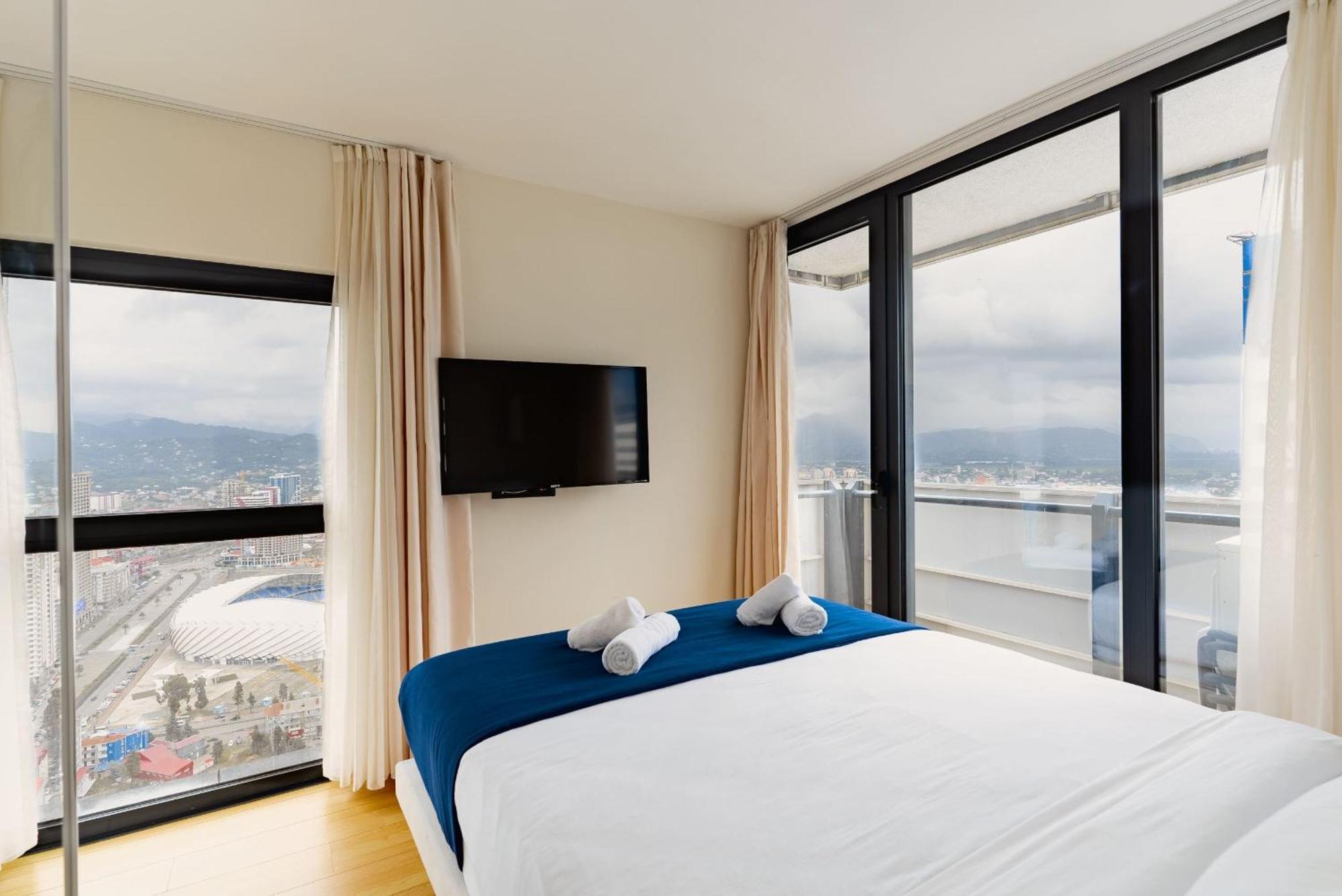 Orbi Twin Towers Aparthotel With Sea View Batumi Exteriér fotografie